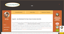Desktop Screenshot of cooperativen-arganoel.de